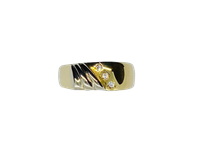 Ring Gioie Gobbo Man Anello Uomo in Gold Zirconia ANOGB68ZI - ANOGB68ZI